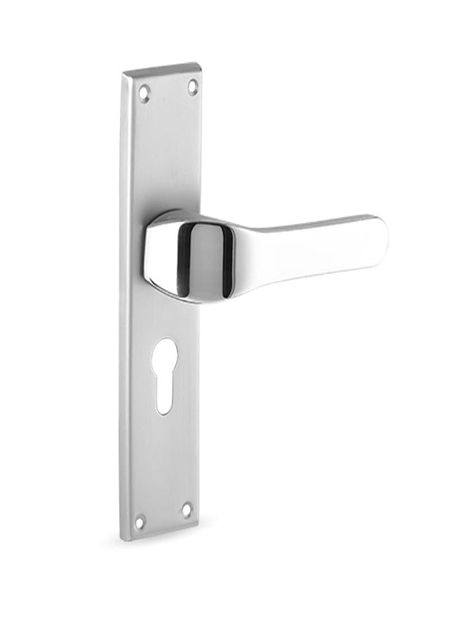 لينك قفل نقر لينك رينيه | للأبواب الرئيسية والداخلية في المنزل/المكتب/الفندق | طقم مقبض متين 8 بوصات مع إمكانية فتح المفتاح من جانب واحد، 3 مفاتيح | تشطيب من الفولاذ المقاوم للصدأ | ضمان لمدة سنتين - Image 4